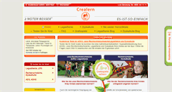 Desktop Screenshot of crealern.de